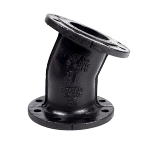 CURVA FOFO 22º 30' COM FLANGES